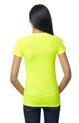 Royal Apparel 26550PWA Unisex Performance Poly Tee - Safety Yellow