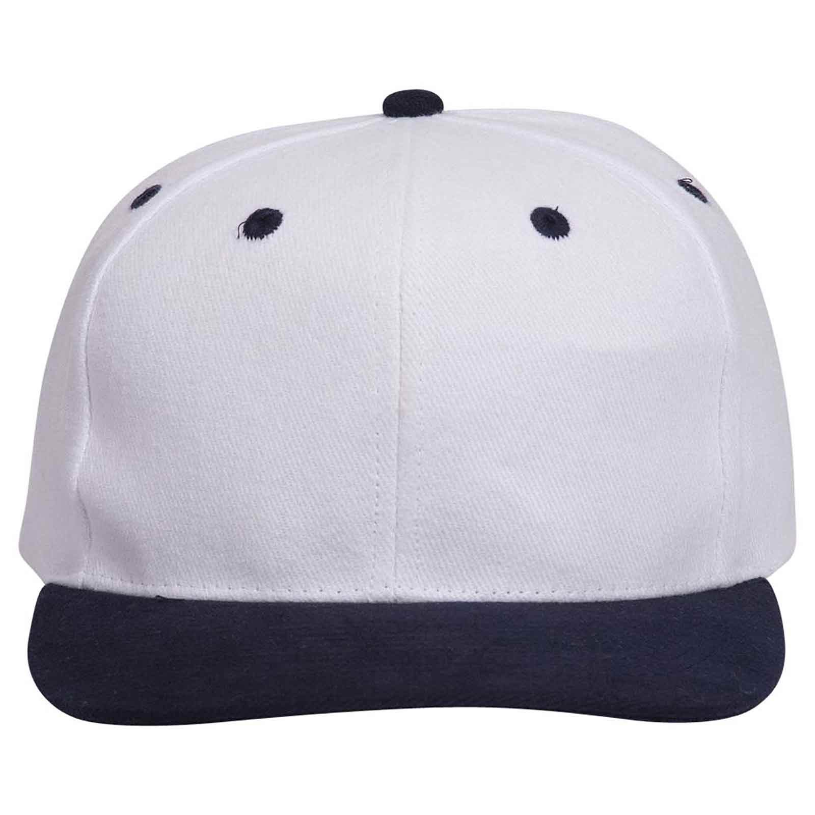 OTTO CAP 6 Panel Mid Profile Baseball Cap OTTO 27-008 Otto Cap 0416 - Nvy/Wht OSFM - Adult