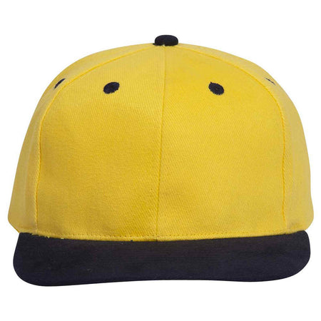 OTTO CAP 6 Panel Mid Profile Baseball Cap OTTO 27-008 Otto Cap 0420 - Nvy/Yel OSFM - Adult