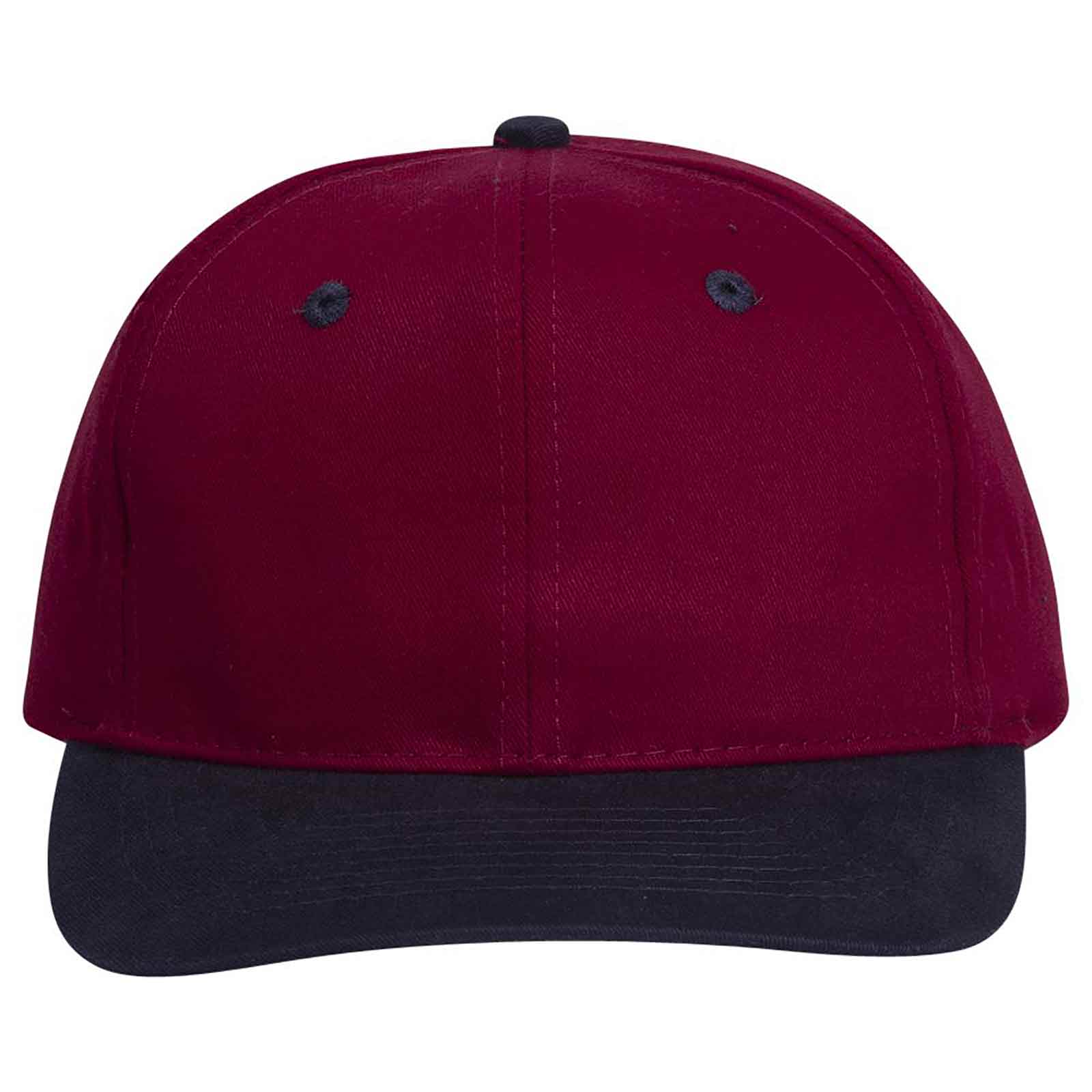 OTTO CAP 6 Panel Mid Profile Baseball Cap OTTO 27-015 Otto Cap 0419 - Nvy/Burg.Marn OSFM - Adult