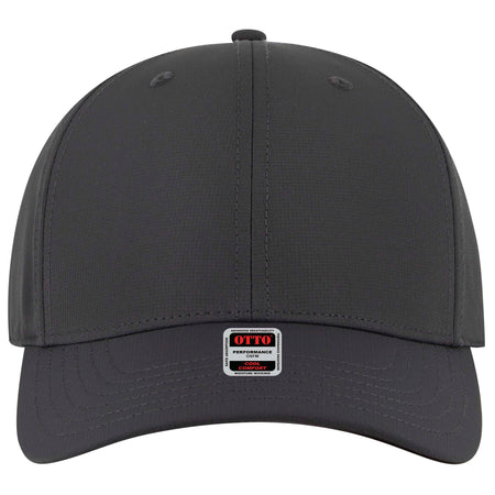 OTTO CAP 6 Panel Mid Profile Baseball Cap OTTO 27-1 Otto Cap 025 - Char. Gray OSFM - Adult