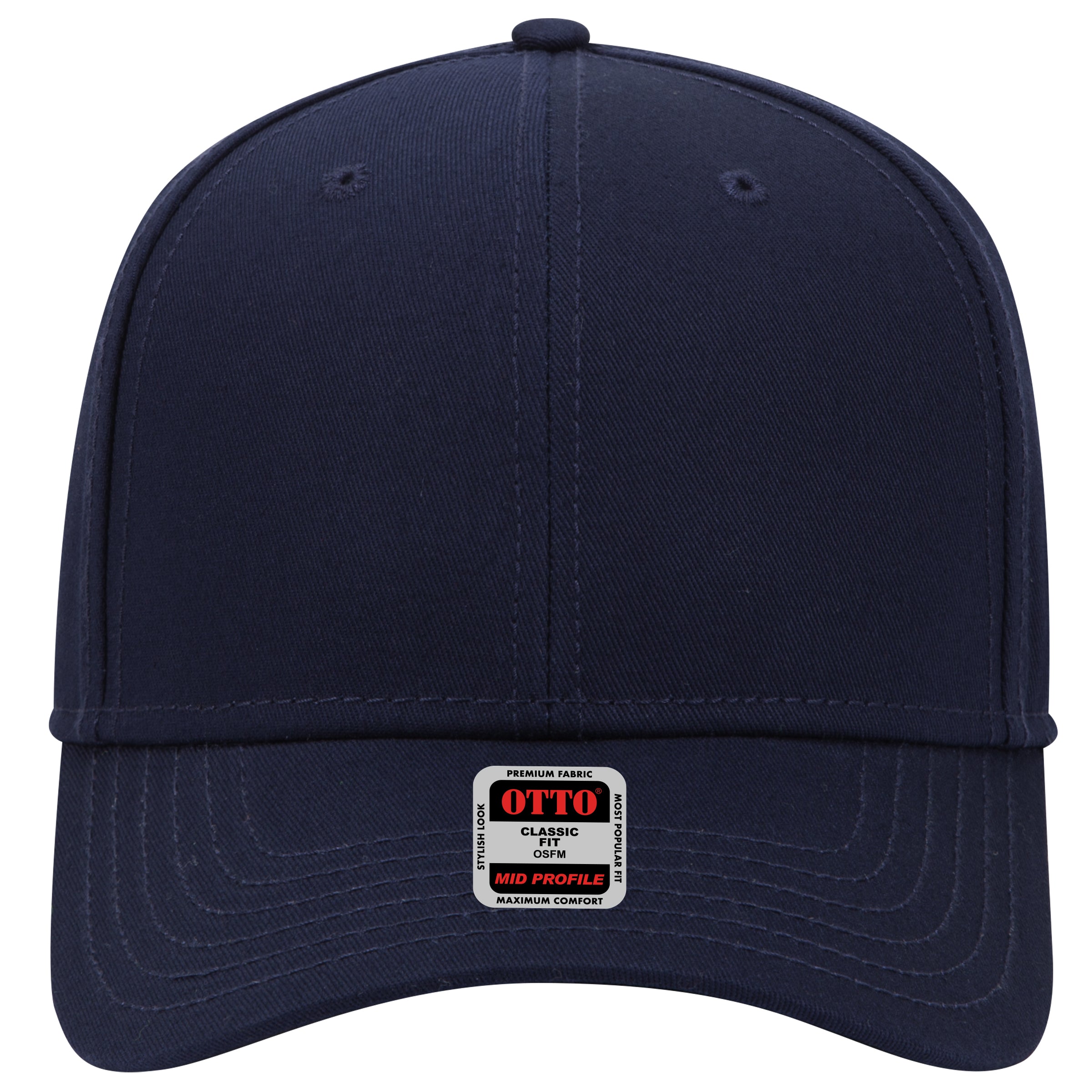 OTTO CAP 6 Panel Mid Profile Baseball Cap OTTO 27-1235 Otto Cap