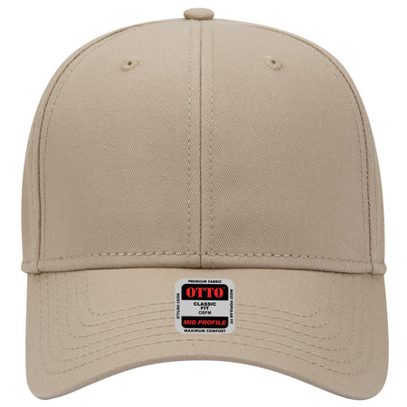 OTTO CAP 6 Panel Mid Profile Baseball Cap OTTO 27-1235 Otto Cap