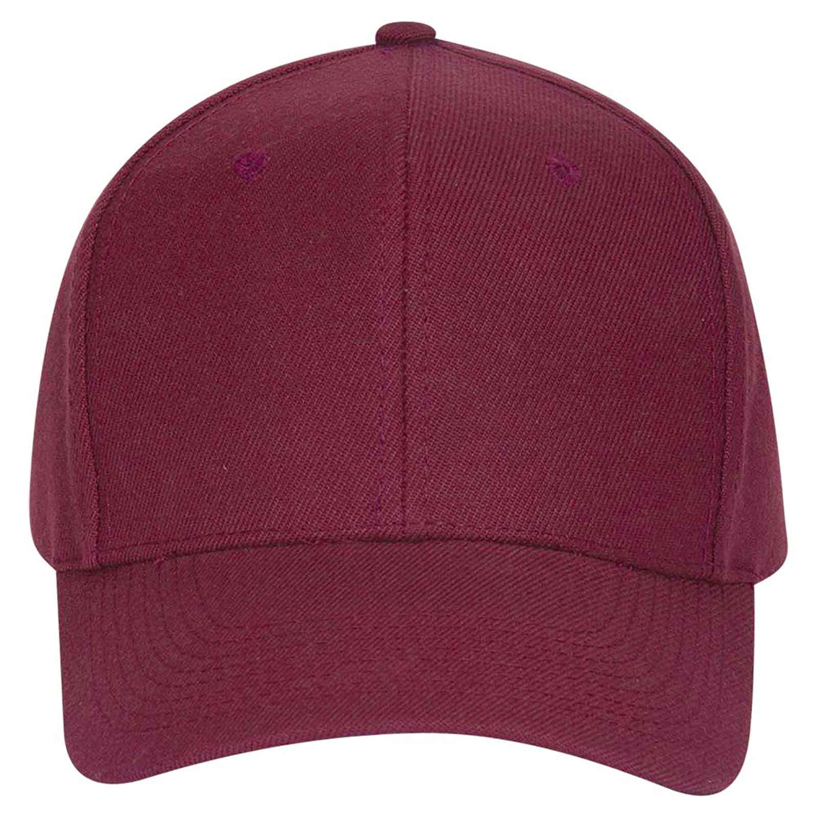 OTTO CAP 6 Panel Mid Profile Baseball Cap OTTO 27-650 Otto Cap 019 - Burg. Marn OSFM - Adult