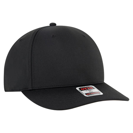 OTTO CAP Seamless 6 Panel Mid Profile Baseball Cap OTTO 270-1 Otto Cap 003 - Black OSFM - Adult