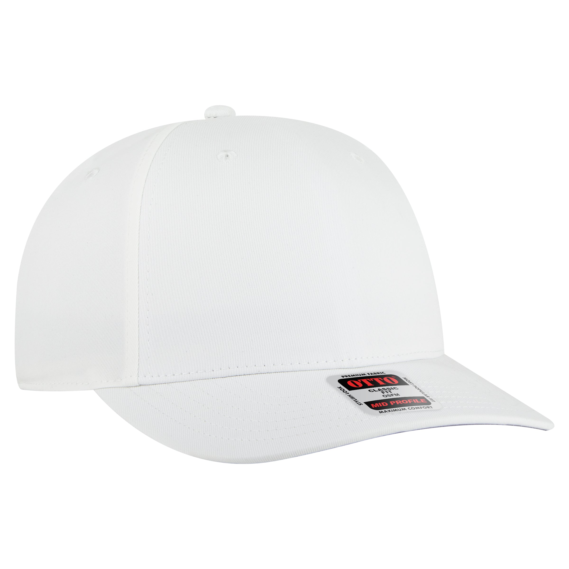 OTTO CAP Seamless 6 Panel Mid Profile Baseball Cap OTTO 270-1 Otto Cap