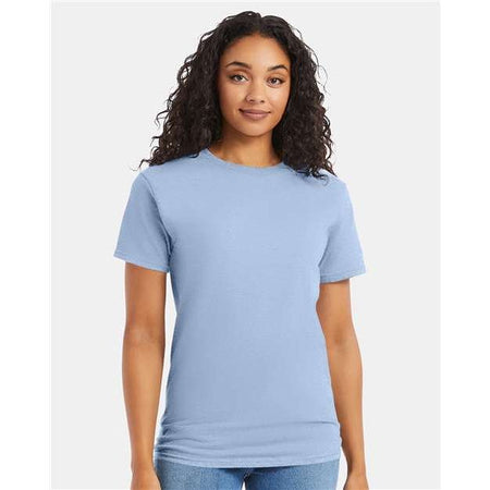 Hanes Essential-T T-Shirt - Light Blue - Hanes 5280 Hanes Light Blue S