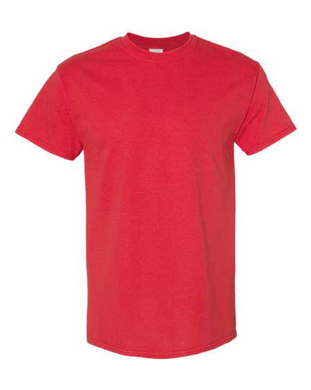 Gildan Heavy Cotton™ T-Shirt - Red - Gildan 5000 Gildan Red S