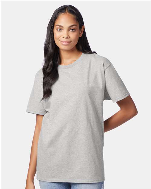 Hanes Authentic T-Shirt - Ash - Hanes 5250 Hanes