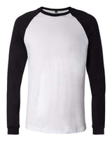 BELLA + CANVAS Men's Long Sleeve Jersey Baseball Tee - BELLA + CANVAS 3000