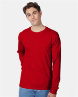Hanes 5596 Men's Authentic Long Sleeve Pocket T-Shirt
