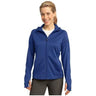 Ladies Tech Fleece Full-Zip Hooded Jacket Activewear DRI-EQUIP X-Small True Royal