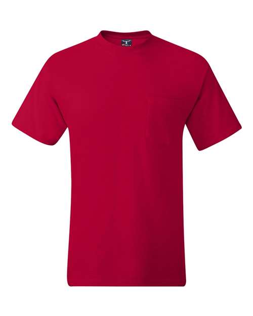 Hanes 5190 Men's Beefy-T Pocket T-Shirt