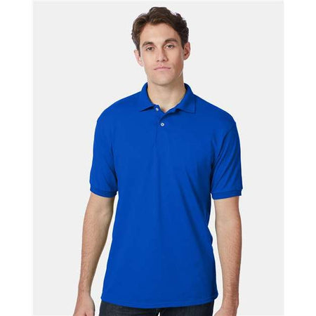 Hanes Ecosmart® Jersey Polo - Deep Royal - Hanes 054X Hanes