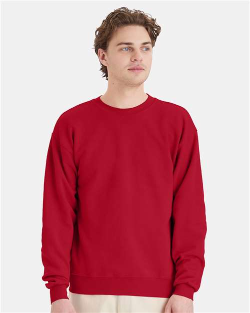 Hanes Ecosmart® Crewneck Sweatshirt - Deep Red - Hanes P160