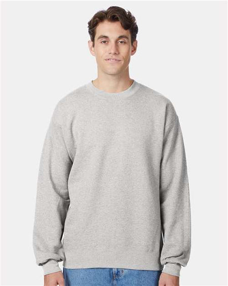 Hanes Ultimate Cotton® Crewneck Sweatshirt - Ash - Hanes F260 Hanes