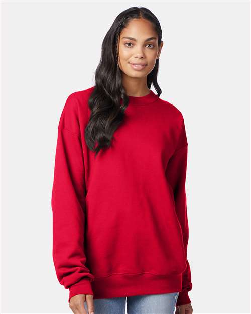 Hanes Ultimate Cotton® Crewneck Sweatshirt - Deep Red - Hanes F260