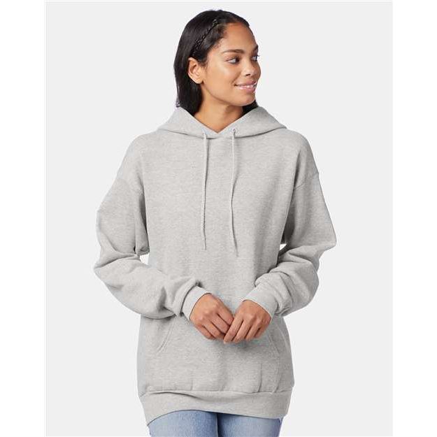 Hanes Ecosmart® Hooded Sweatshirt - Ash - Hanes P170 Hanes