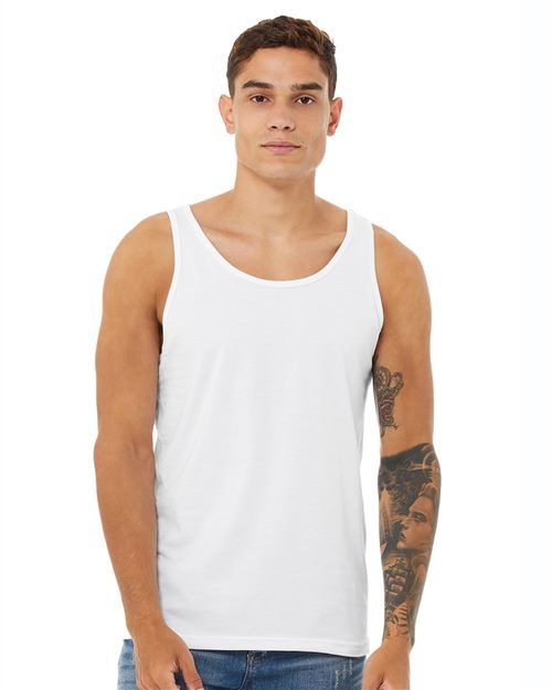 BELLA + CANVAS Jersey Tank - Ash - BELLA + CANVAS 3480 BELLA + CANVAS