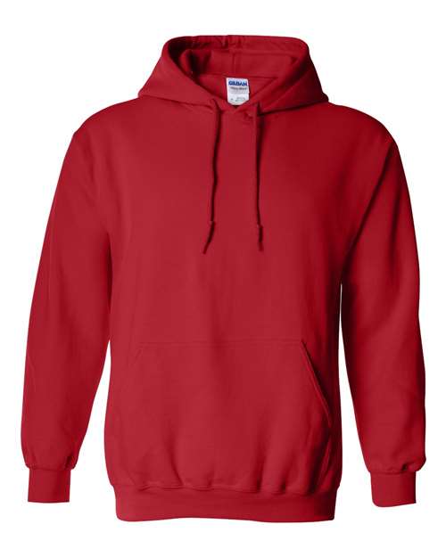 Gildan Heavy Blend™ Hooded Sweatshirt - Red - Gildan 18500 Gildan Red XS