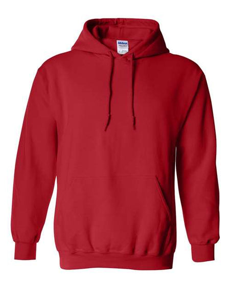 Gildan Heavy Blend™ Hooded Sweatshirt - Red - Gildan 18500 Gildan