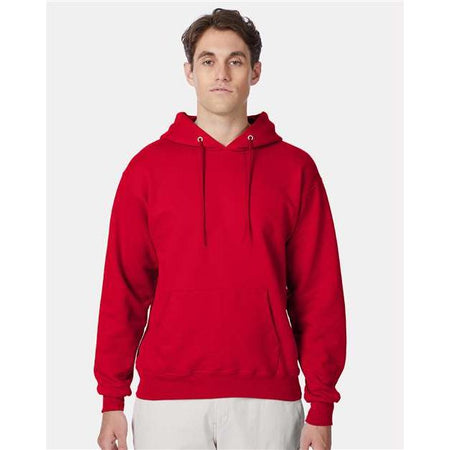 Hanes Ultimate Cotton® Hooded Sweatshirt - Deep Red - Hanes F170 Hanes