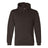 Bayside Unisex USA-Made Hooded Sweatshirt - Chocolate - Bayside 960 Bayside Chocolate S