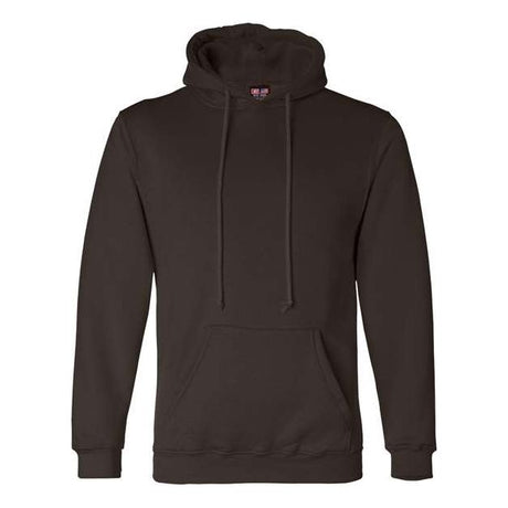 Bayside Unisex USA-Made Hooded Sweatshirt - Chocolate - Bayside 960 Bayside