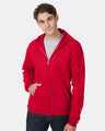 Hanes P180 Unisex EcoSmart Full-Zip Hooded Sweatshirt