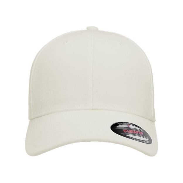 Flexfit Wool-Blend Cap - Flexfit 6477 Flexfit White S/M