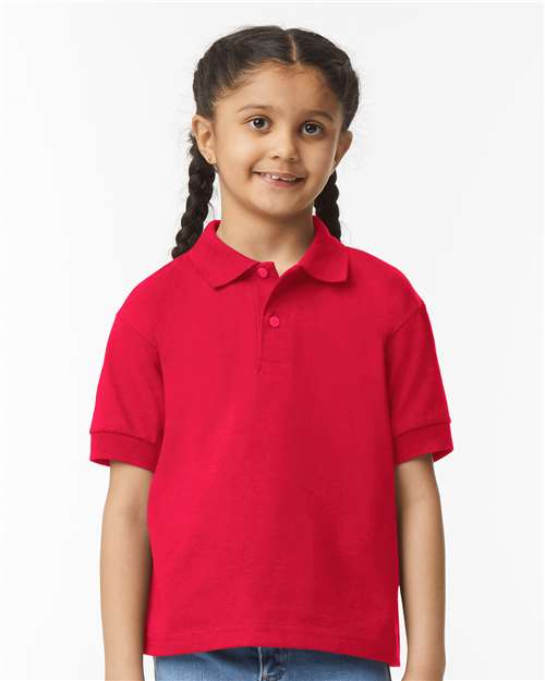 Gildan DryBlend® Youth Jersey Polo - Gildan 8800B Gildan Red S