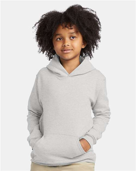Hanes P473 Youth EcoSmart Hooded Sweatshirt