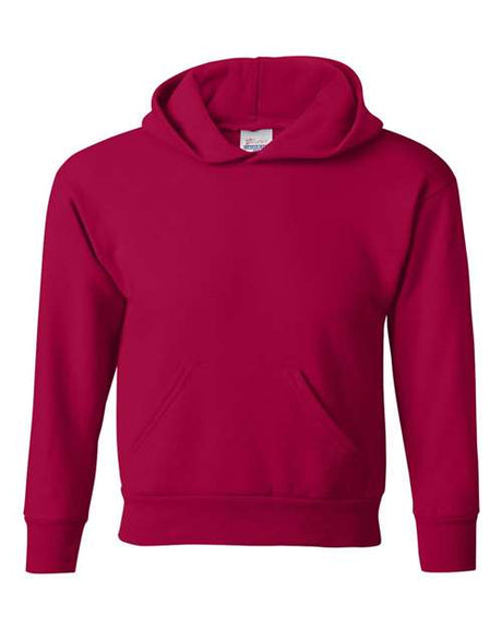 Hanes P473 Youth EcoSmart Hooded Sweatshirt