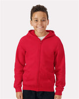 Gildan 18600B Youth Heavy Blend Full-Zip Hooded Sweatshirt