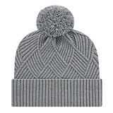 Cap America iK8554 Premium Diagonal Weave Knit Cap with Cuff