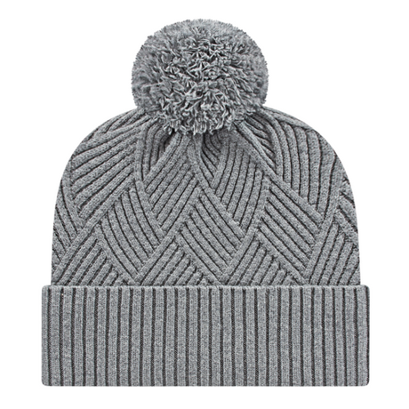 Cap America iK8554 Premium Diagonal Weave Knit Cap with Cuff