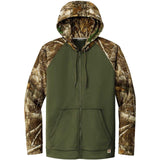 Joe's USA Moisture Wicking 2-Tone Full-Zip Camo Hoodie Joe's USA X-Small Olive Drab Green/ Realtree Edge