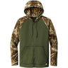 Joe's USA Moisture Wicking 2-Tone Full-Zip Camo Hoodie Joe's USA X-Small Olive Drab Green/ Realtree Edge