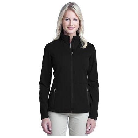 Ladies Pique Fleece Jacket Joe's USA X-Large Black