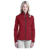 Ladies Pique Fleece Jacket Joe's USA Large Garnet Red
