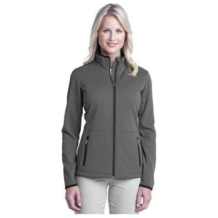 Ladies Pique Fleece Jacket Joe's USA X-Large Graphite