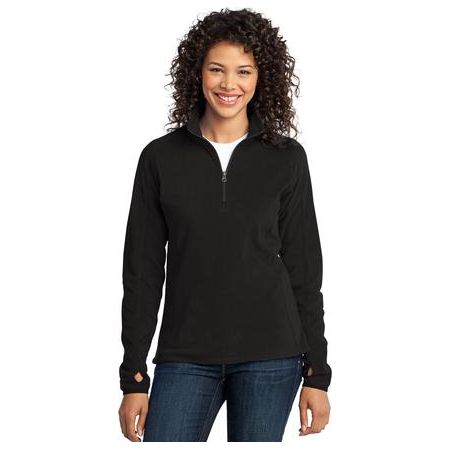 Ladies Microfleece 1/2-Zip Pullover