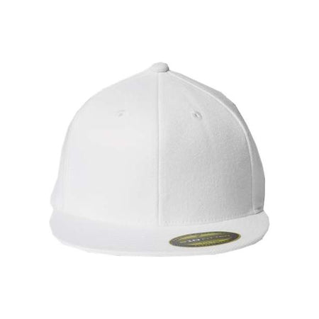 Flexfit 210® Flat Bill Cap - Flexfit 6210FF Flexfit White S/M