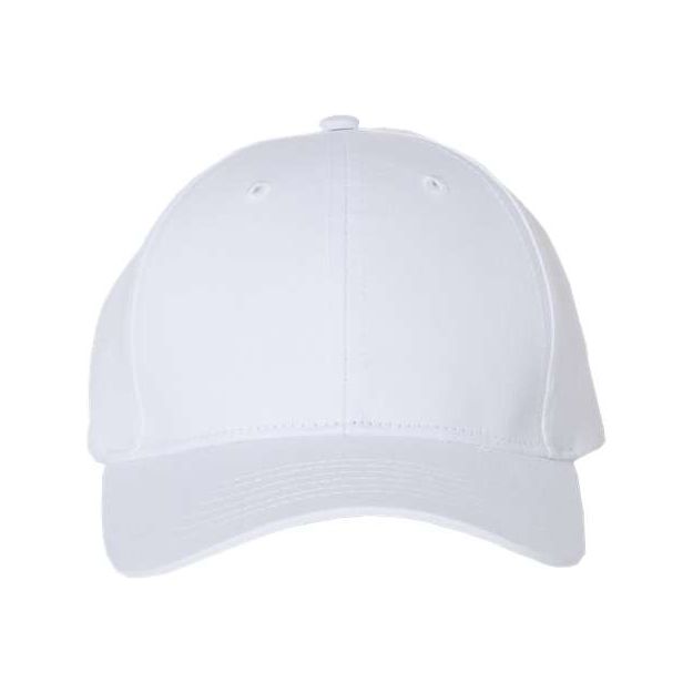 Valucap Cotton Twill Cap - Valucap 2260 Valucap White Adjustable