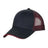 Joe's USA Double Mesh Snapback Sandwich Bill Cap Joe's USA One Size Fits All Black/Red