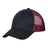 Joe's USA Double Mesh Snapback Sandwich Bill Cap Joe's USA One Size Fits All Black/Shock Pink