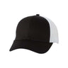 Valucap Mesh-Back Twill Trucker Cap - Valucap VC400 Valucap Black/ White Adjustable