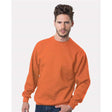 Bayside Unisex USA-Made Crewneck Sweatshirt - Bright Orange - Bayside 1102 Bayside Bright Orange S