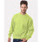 Bayside Unisex USA-Made Crewneck Sweatshirt - Lime Green - Bayside 1102 Bayside Lime Green S