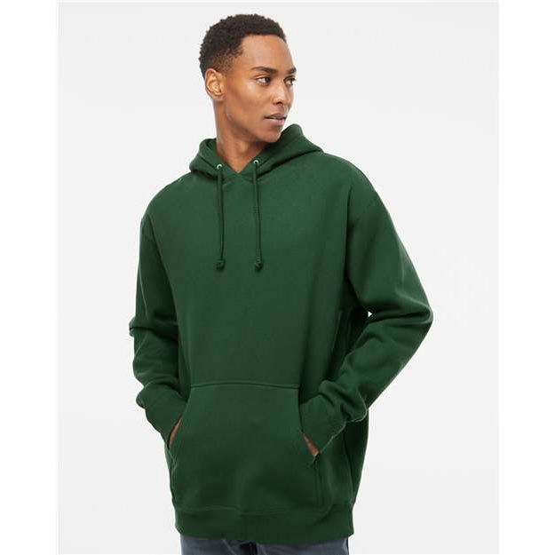 Independent Trading Co. Heavyweight Hooded Sweatshirt - Dark Green - Independent Trading Co. IND4000 Independent Trading Co. Dark Green XS